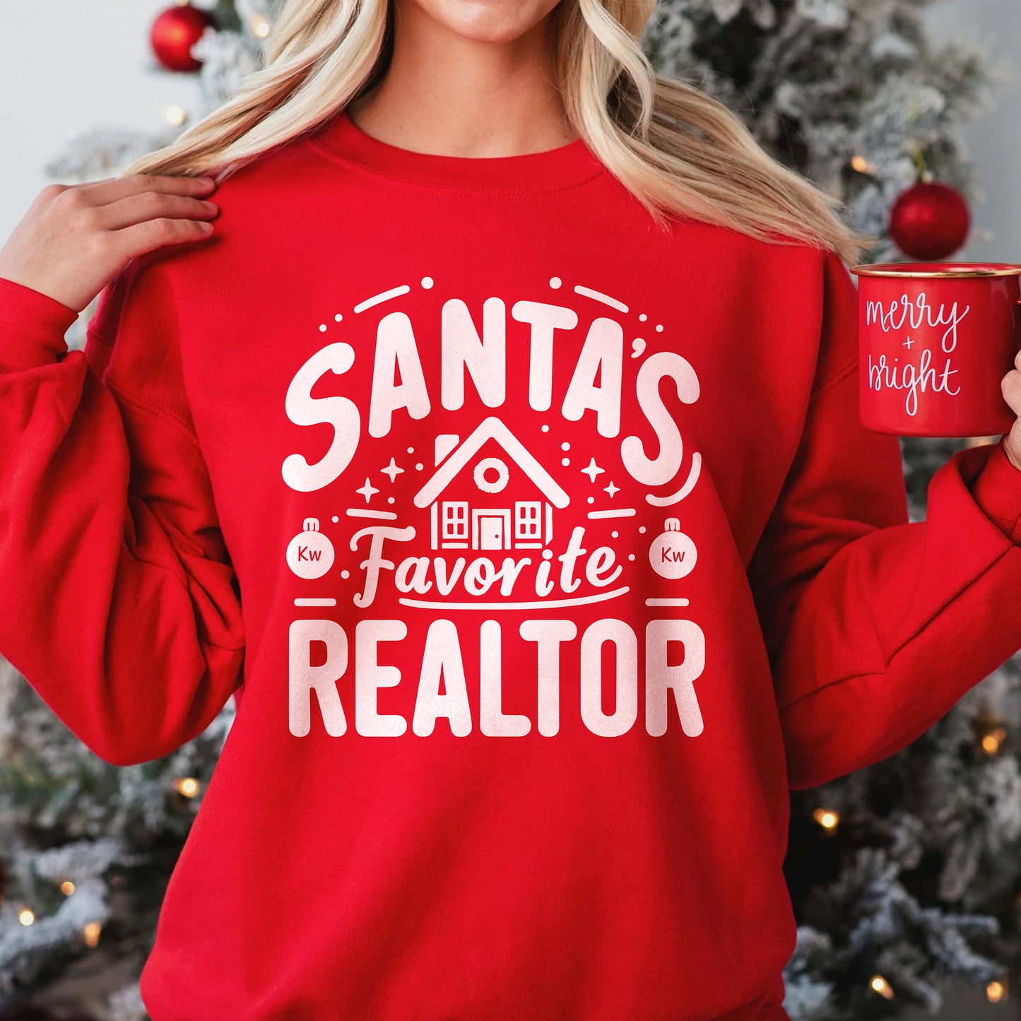 Santa's Favorite Realtor Sweatshirt