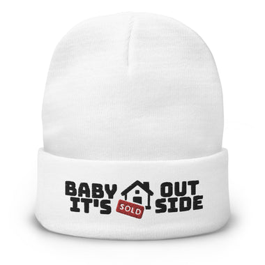 "Baby It's SOLD Outside" Embroidered Beanie